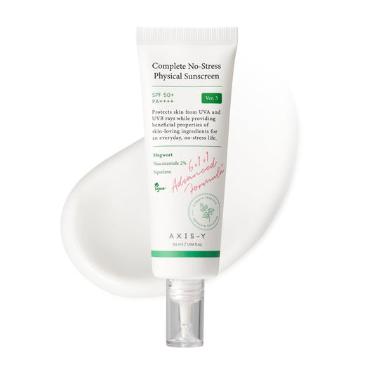 Axis-Y Complete No-Stress Physical Sunscreen SPF50+ PA++++ 50ml