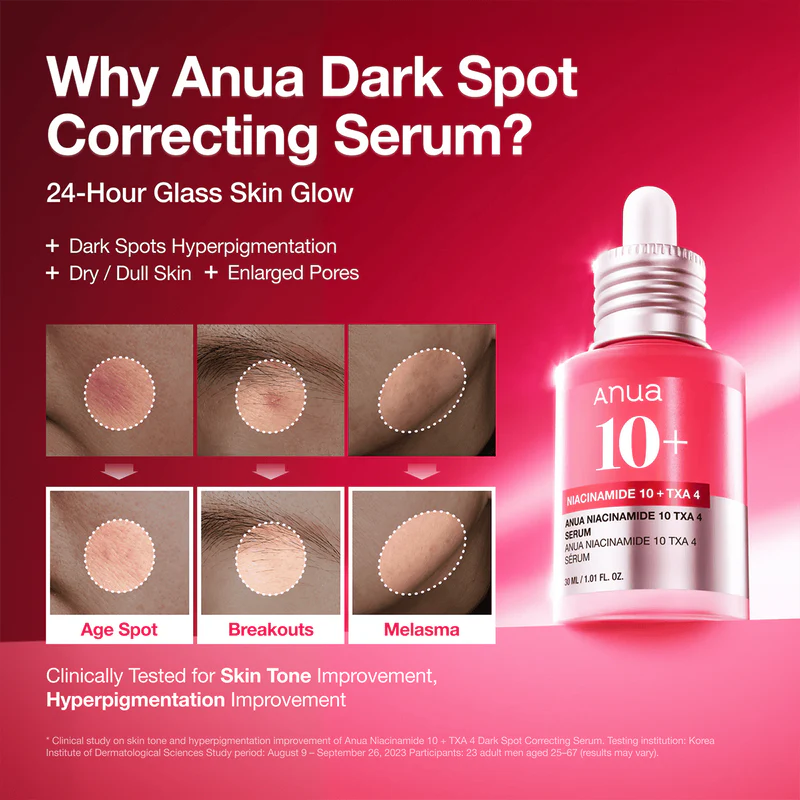 Anua Niacinamide 10 TXA 4 Dark Spot Correcting Serum 30ml