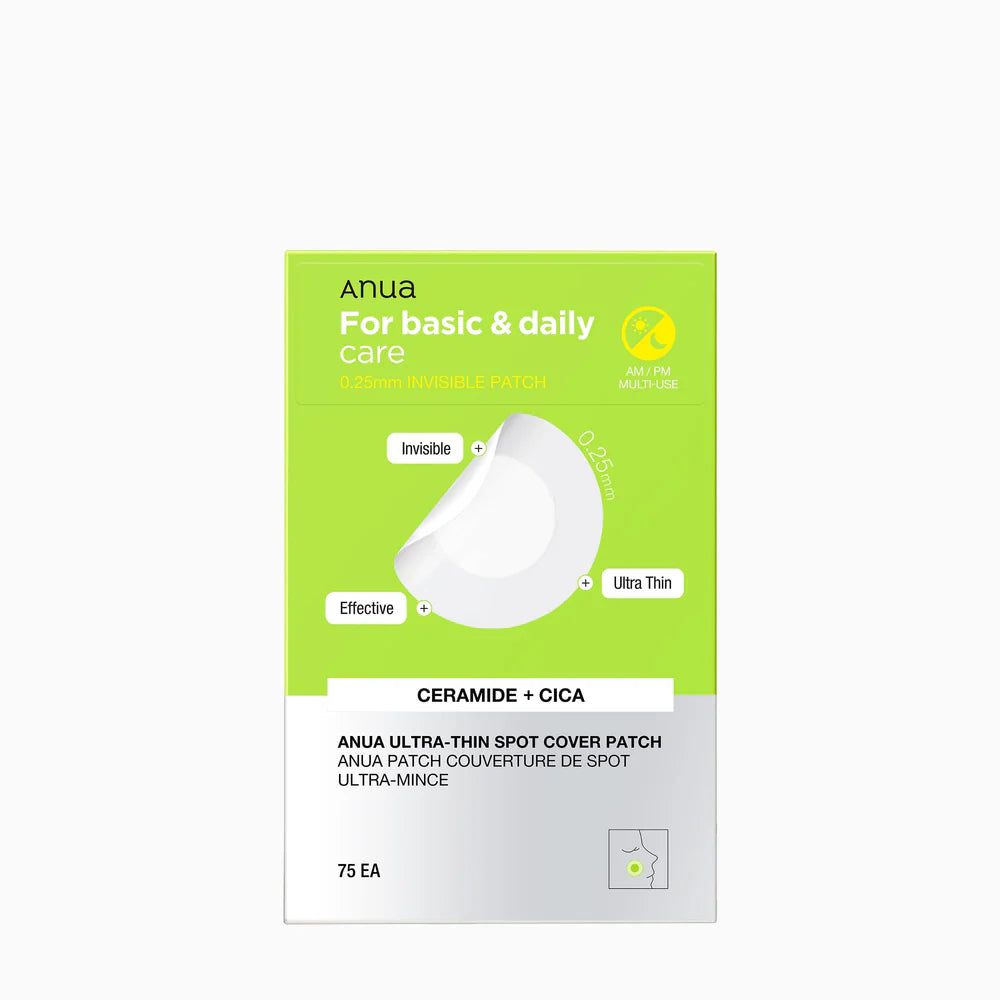 Anua Ultra-Thin Spot Cover Patch (Hydrocolloid Acne Patches)