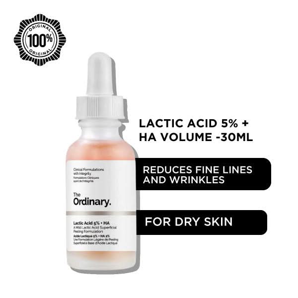 The Ordinary Lactic Acid 5% + HA 2% Exfoliating Serum 30ml